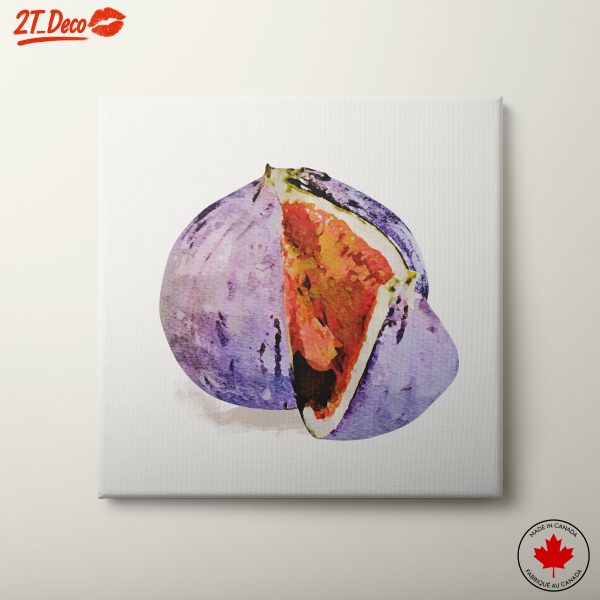 Stylized Fig Artwork in Abstract Style
