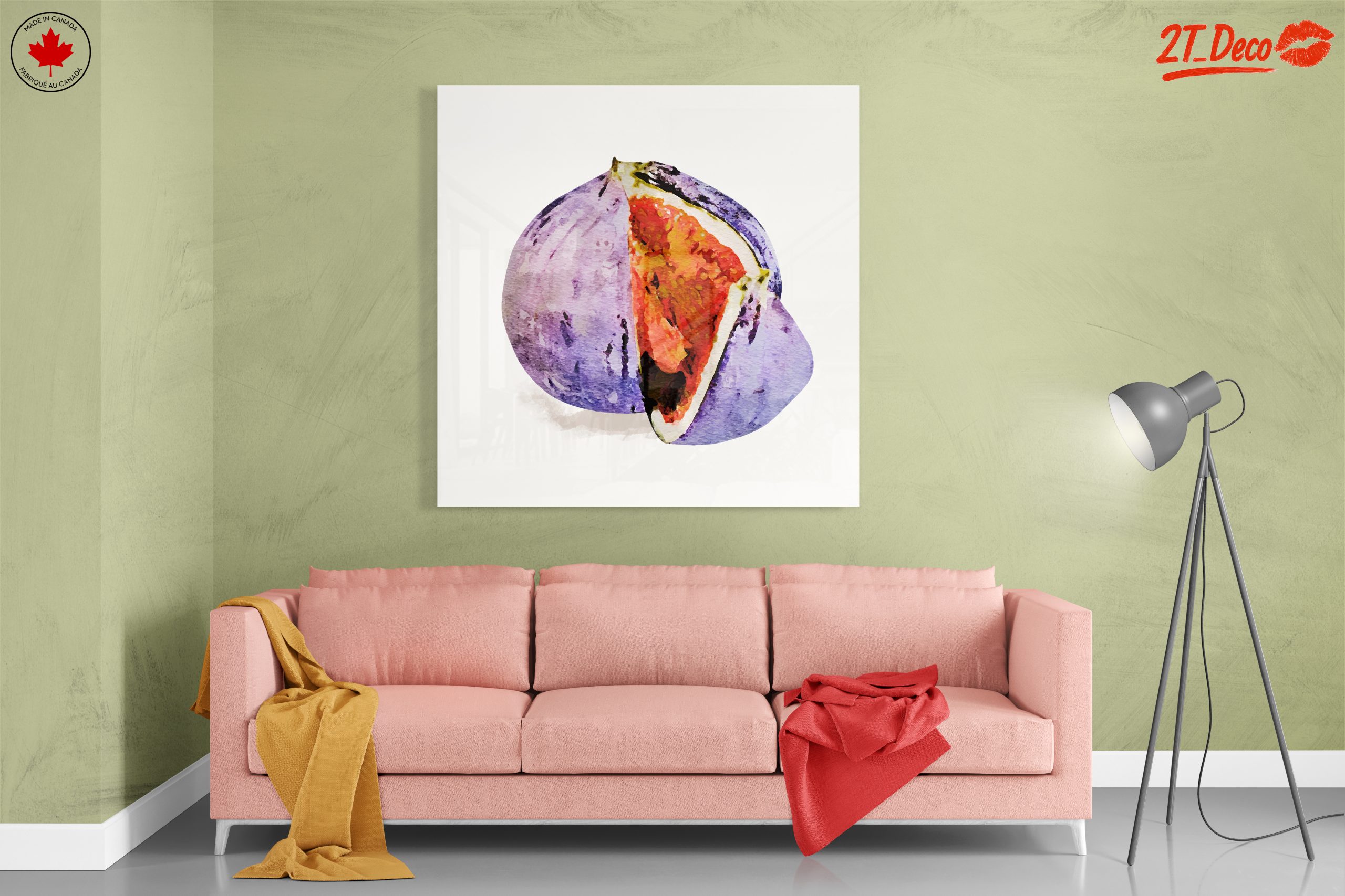Stylized Fig Artwork in Abstract Style - Image 7