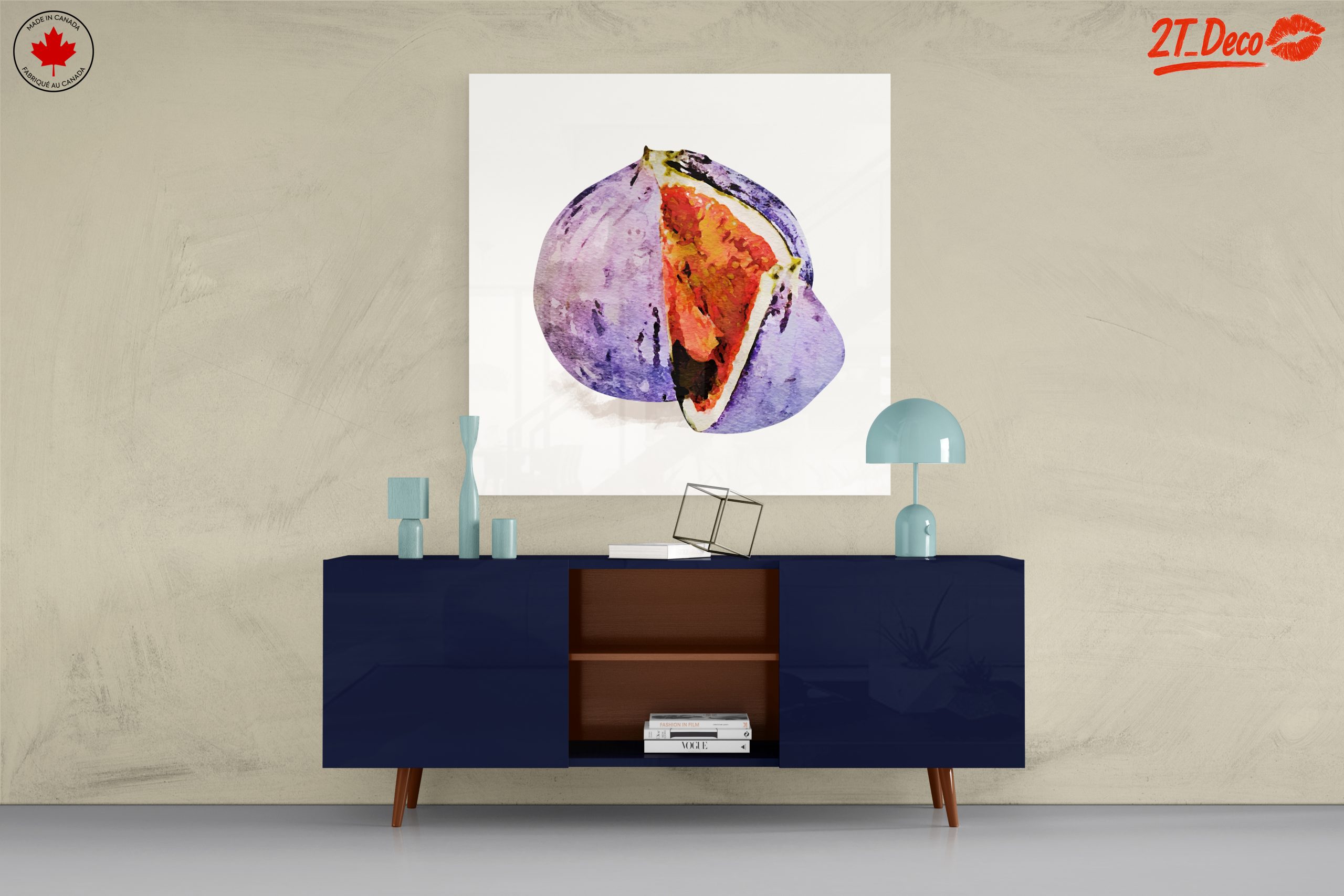 Stylized Fig Artwork in Abstract Style - Image 8