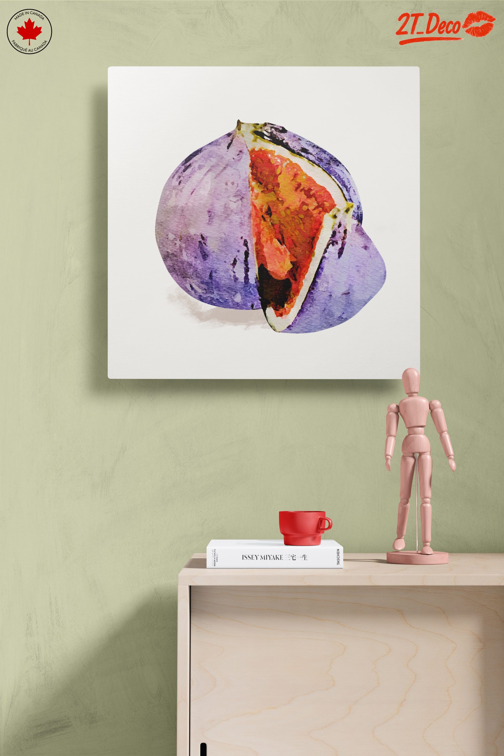 Stylized Fig Artwork in Abstract Style - Image 14