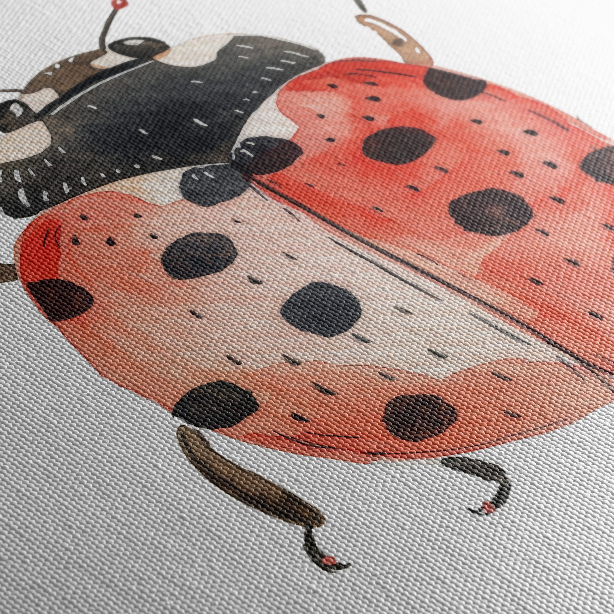 Whimsical Ladybug Illustration - Image 5