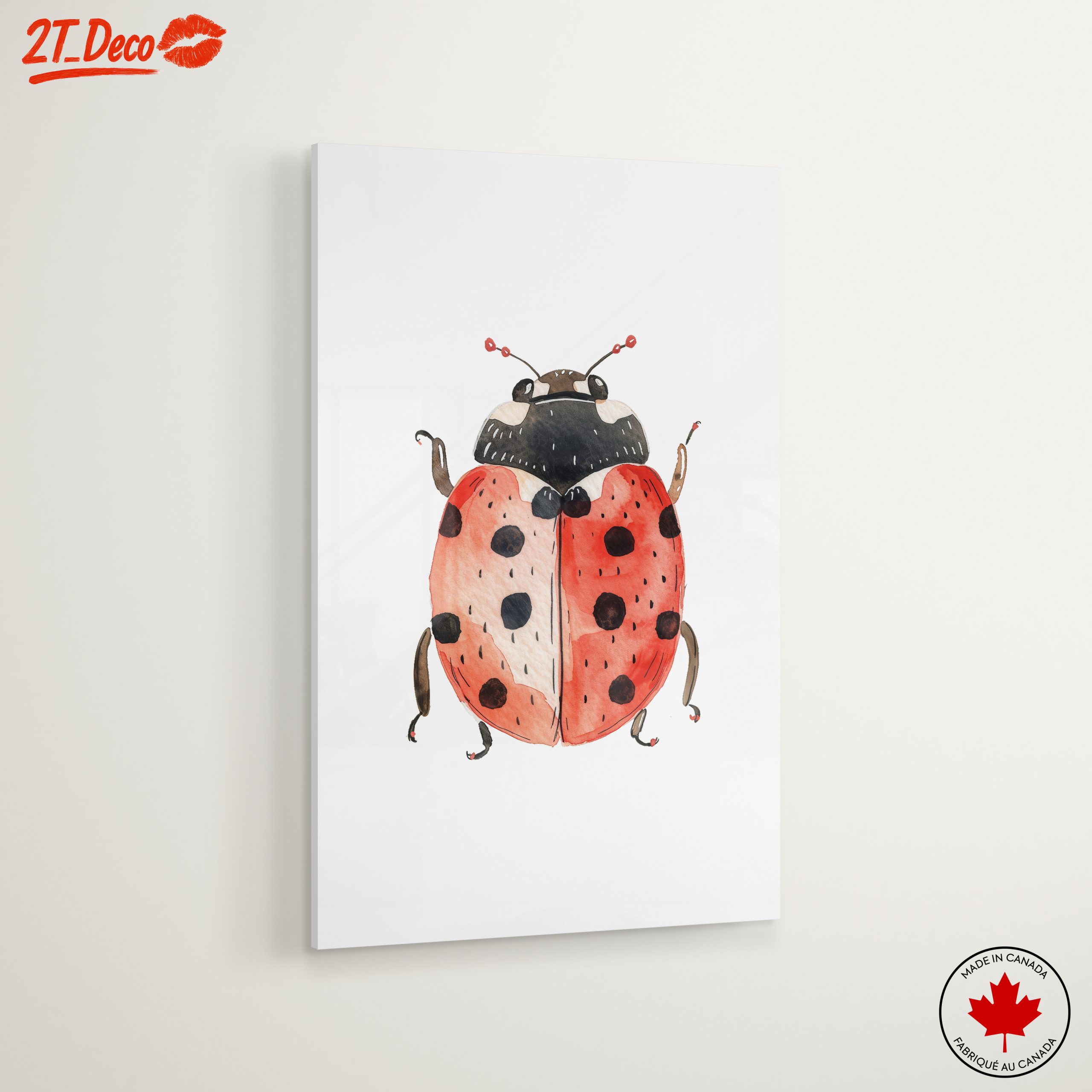Whimsical Ladybug Illustration - Image 6