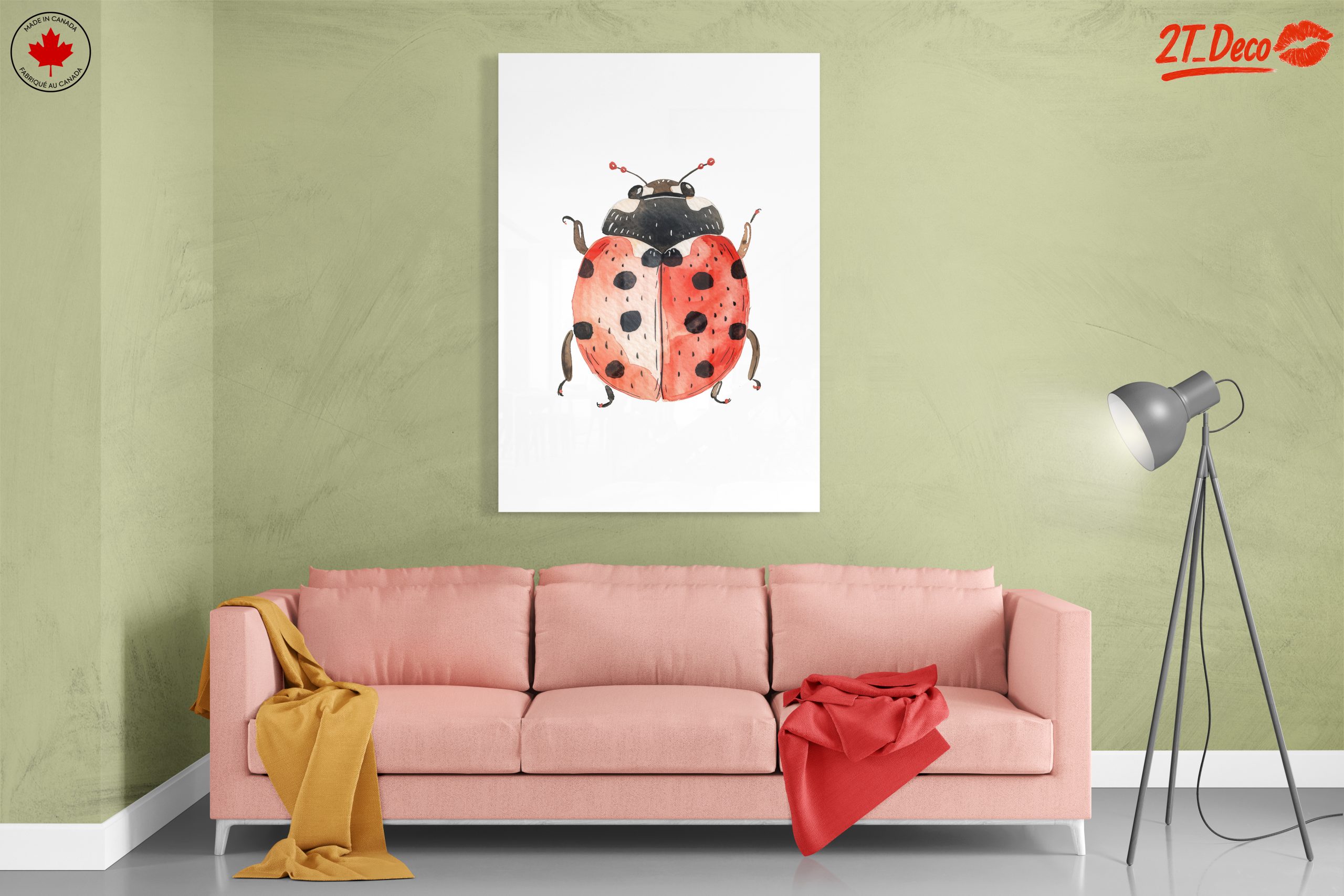 Whimsical Ladybug Illustration - Image 7