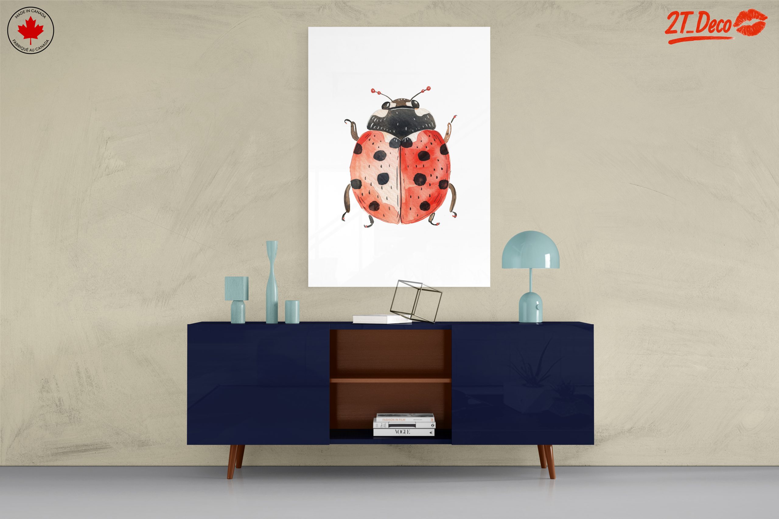 Whimsical Ladybug Illustration - Image 8
