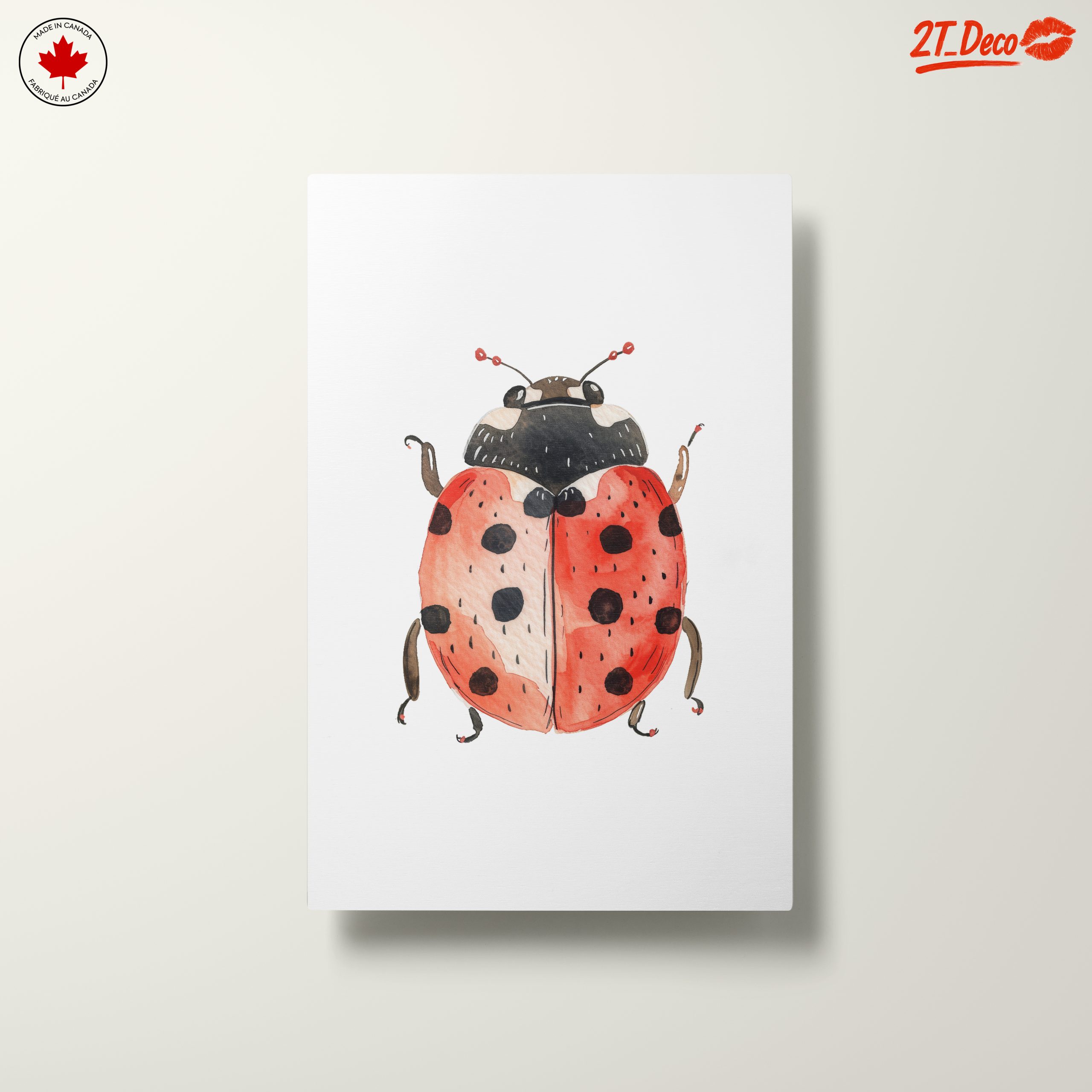 Whimsical Ladybug Illustration - Image 10