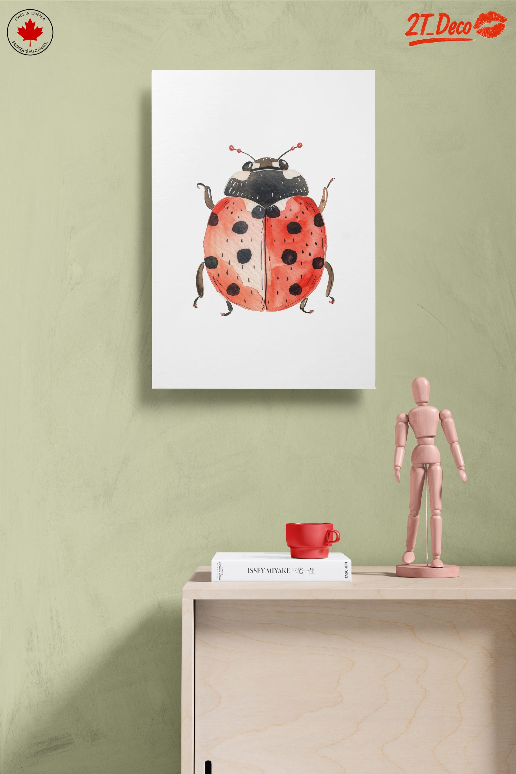 Whimsical Ladybug Illustration - Image 14