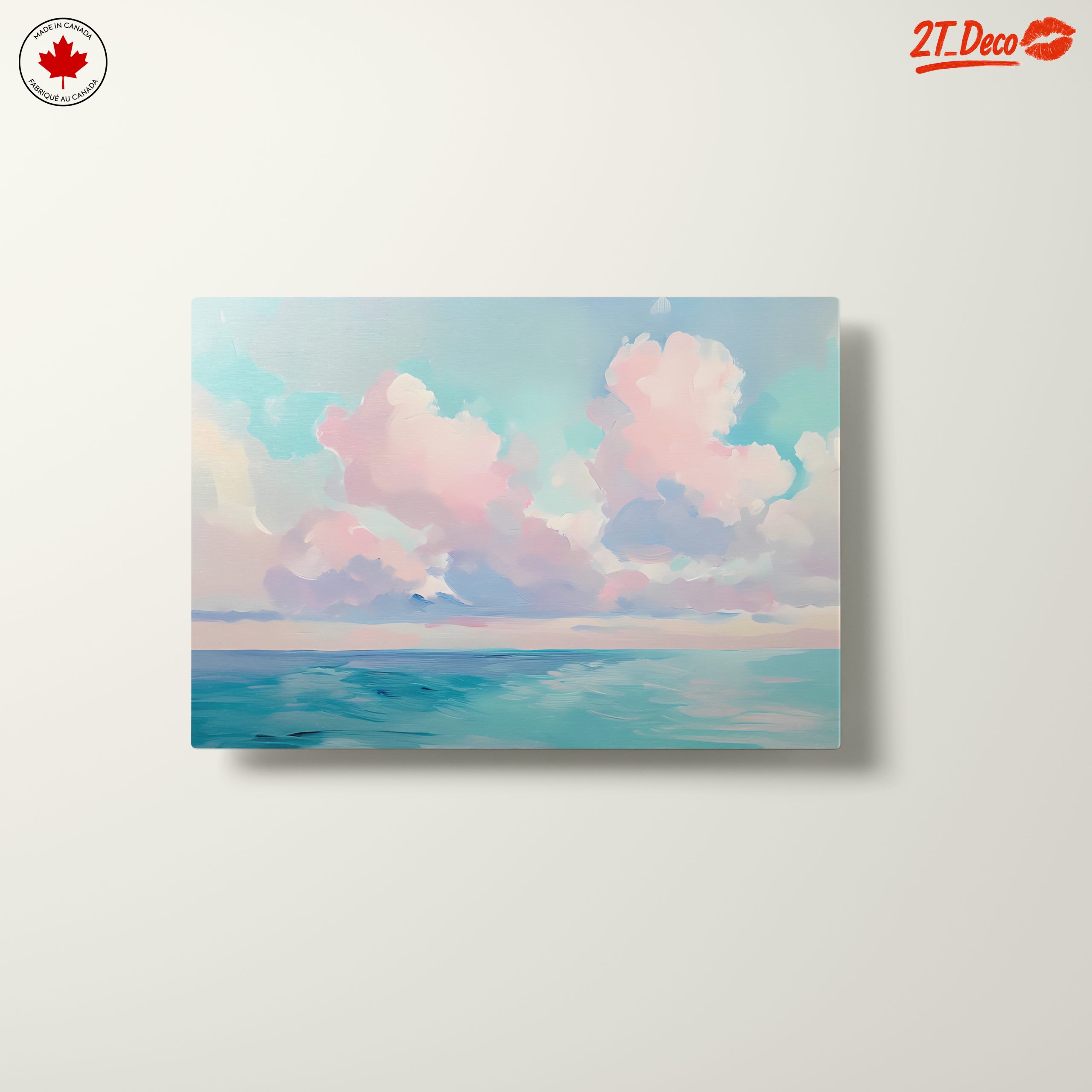 Dreamy Contemporary Landscape with Soft Clouds - Image 10
