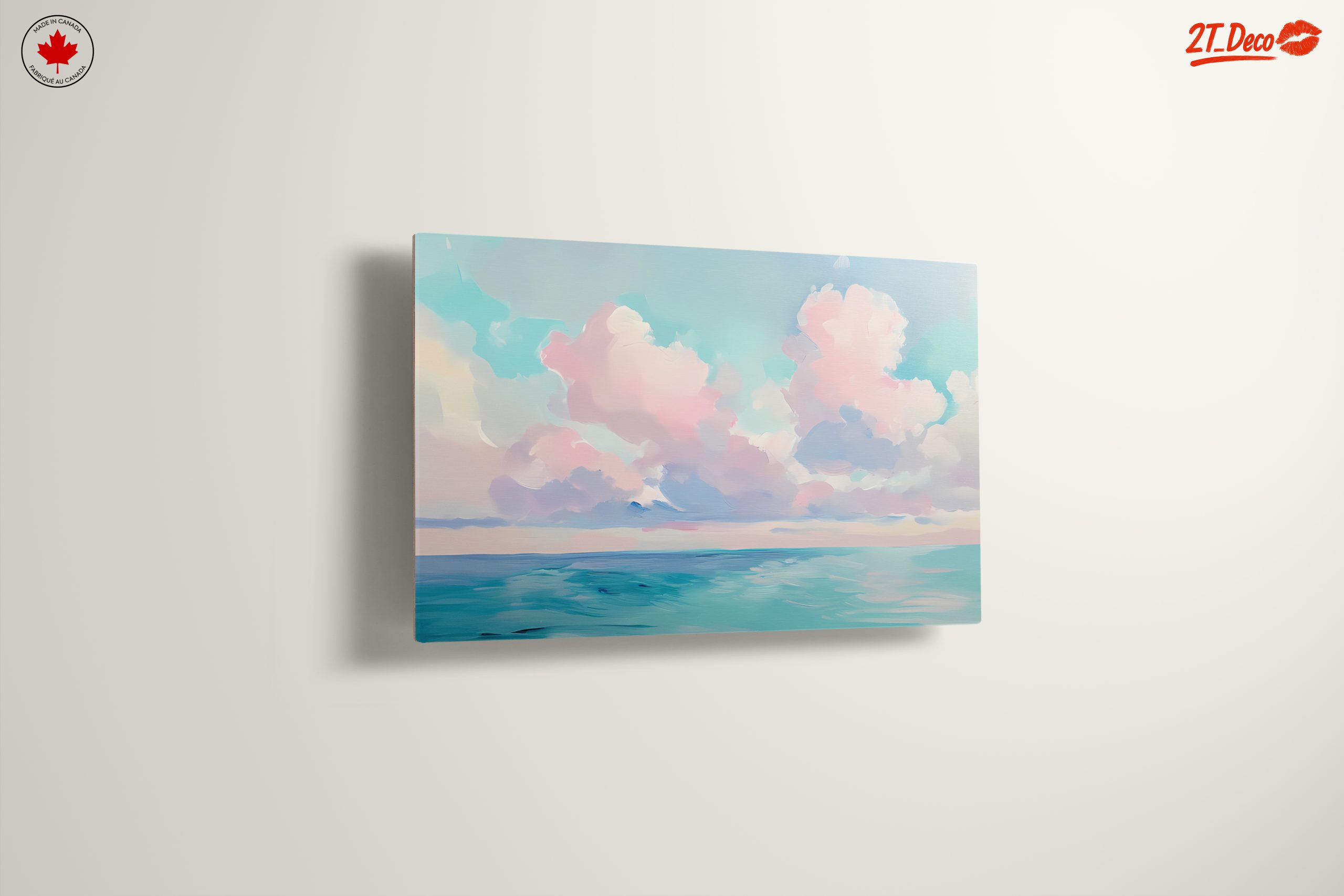 Dreamy Contemporary Landscape with Soft Clouds - Image 13