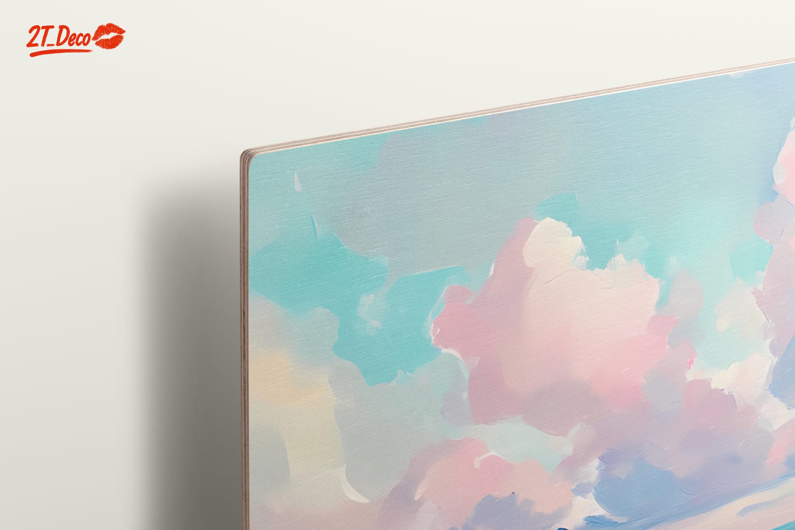 Dreamy Contemporary Landscape with Soft Clouds - Image 15