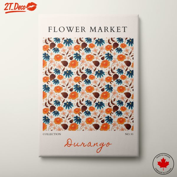 Vibrant Floral Pattern Art 3