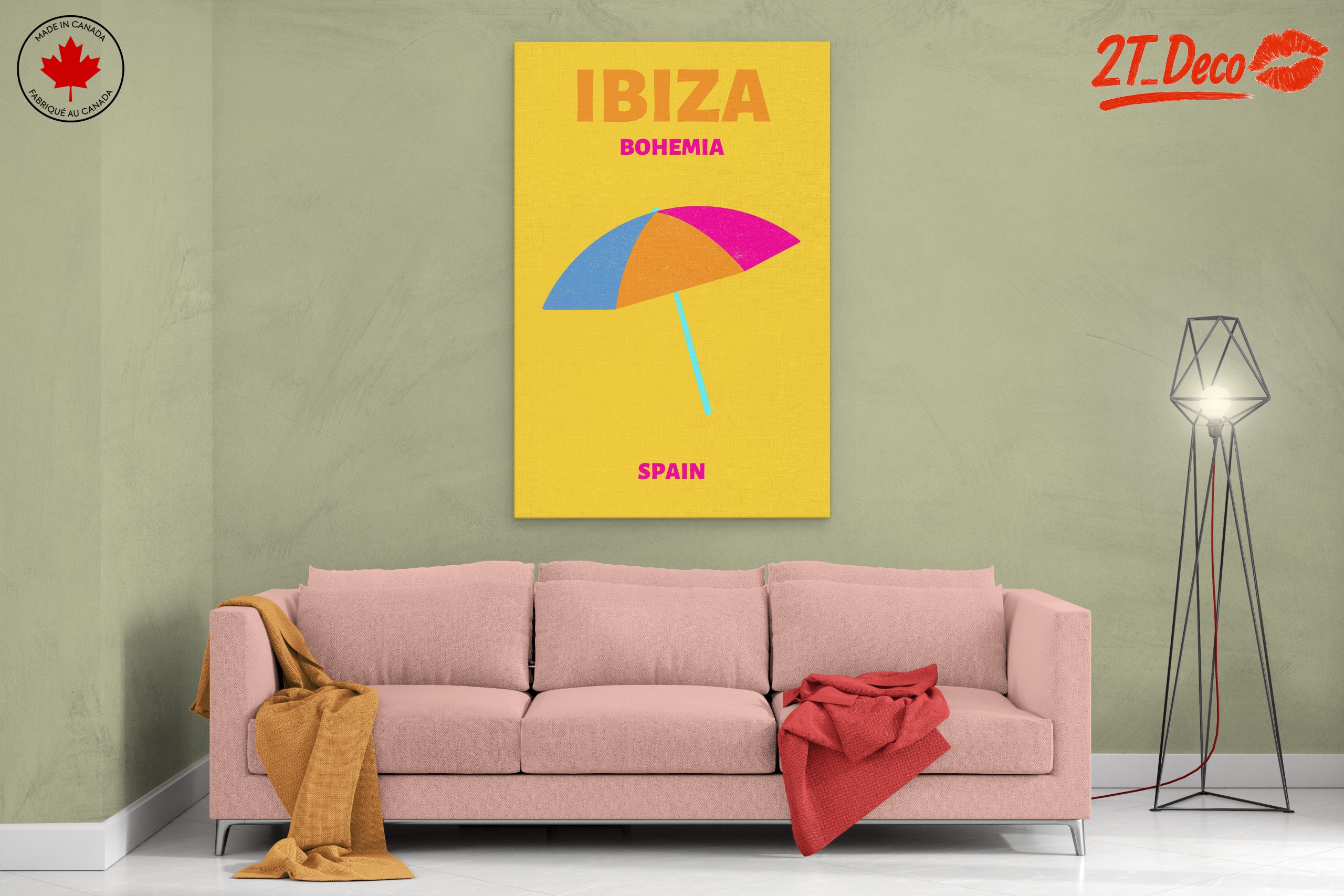 Colorful Bohemian Ibiza Beach Umbrella - Image 2