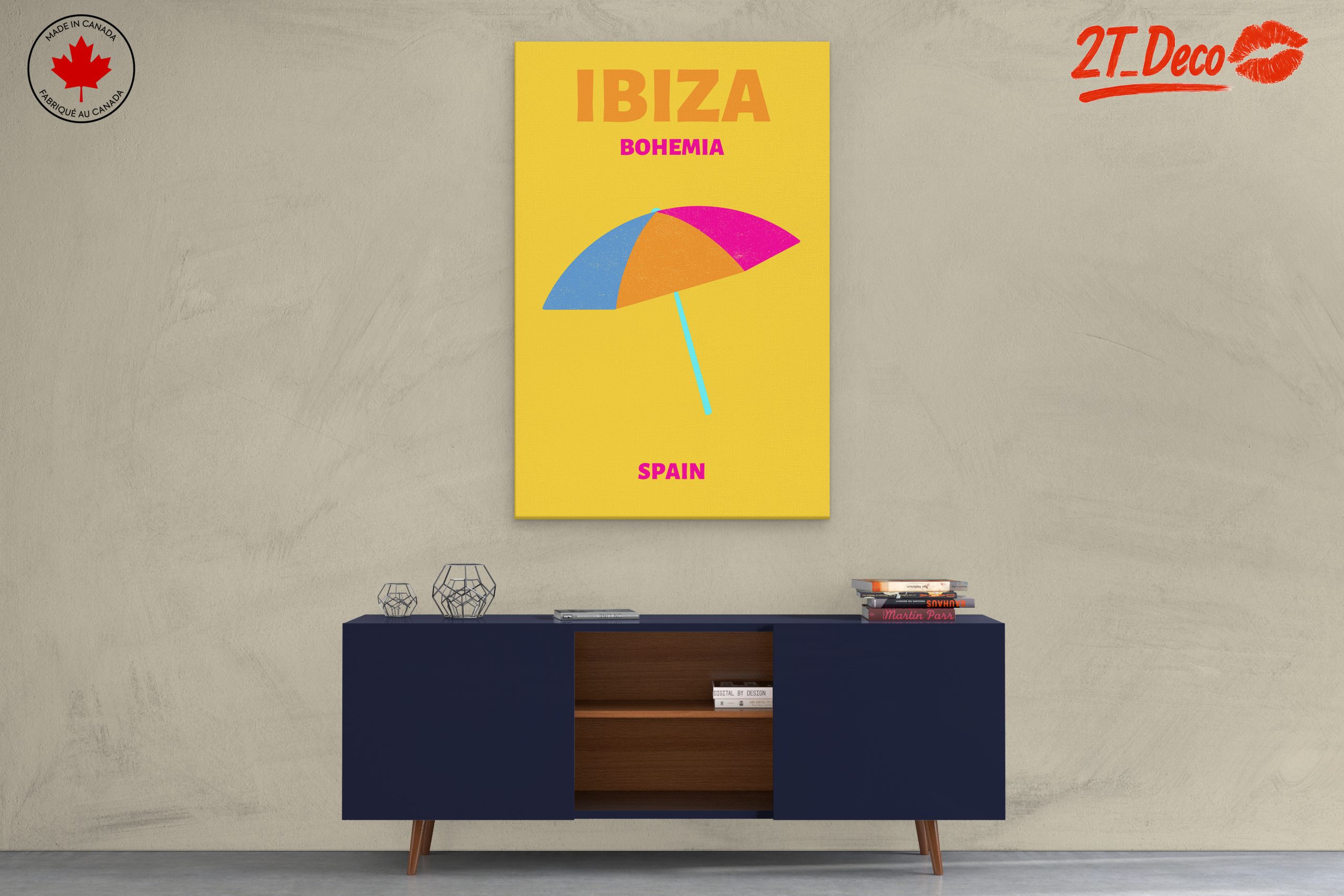 Colorful Bohemian Ibiza Beach Umbrella - Image 3