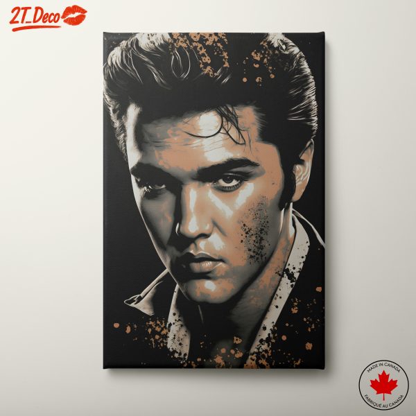 Elvis Presley Portrait in Contemporary Style