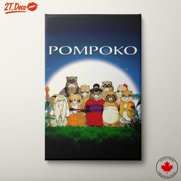 Pom Poko Animated Character Art Print