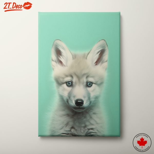 Charming Arctic Fox Illustration