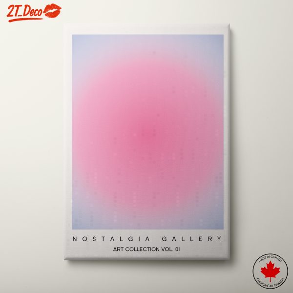 Soft Pink Gradient Aesthetic Art