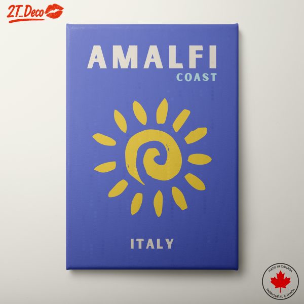 Amalfi Coast Travel Art