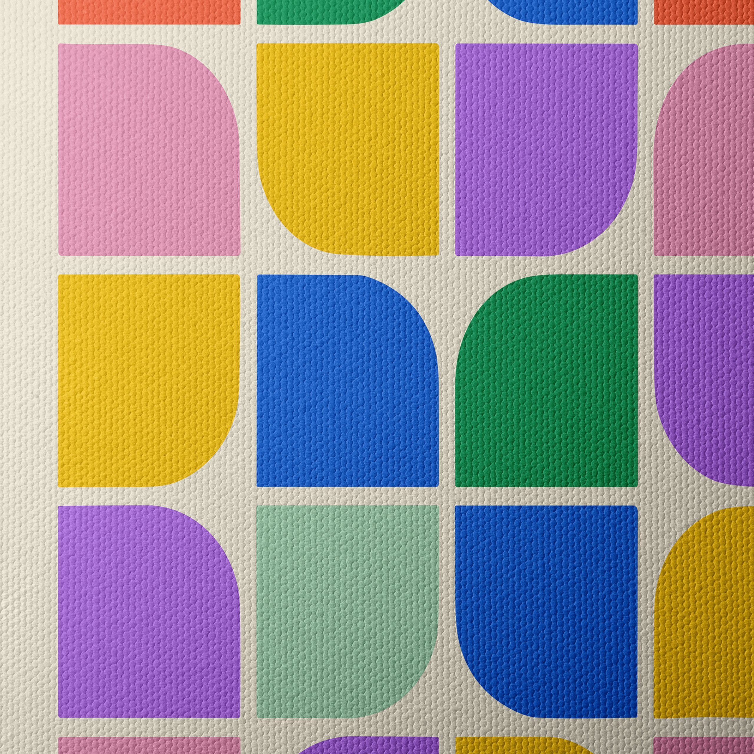 Colorful Bauhaus Art with Geometric Shapes - Image 4