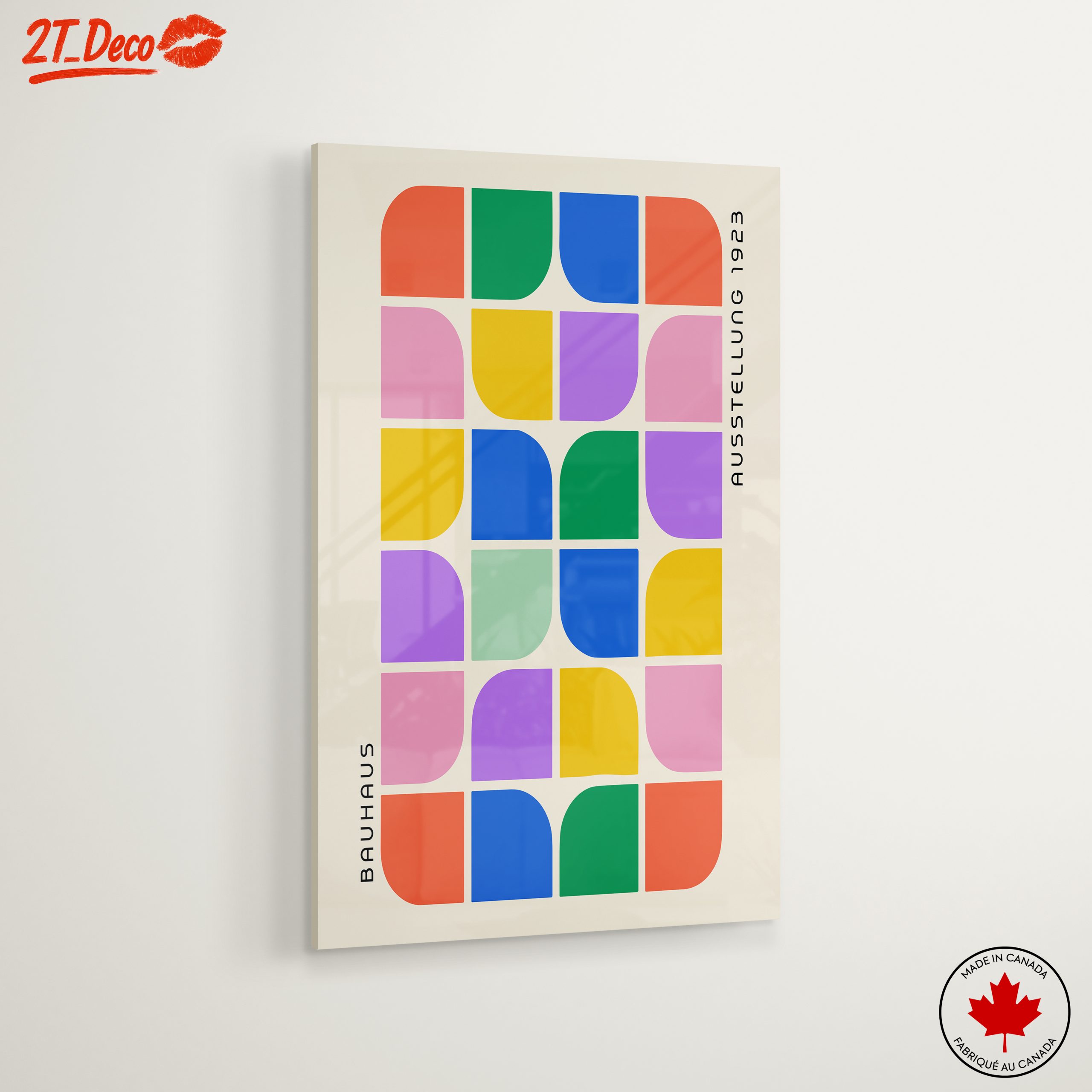 Colorful Bauhaus Art with Geometric Shapes - Image 6
