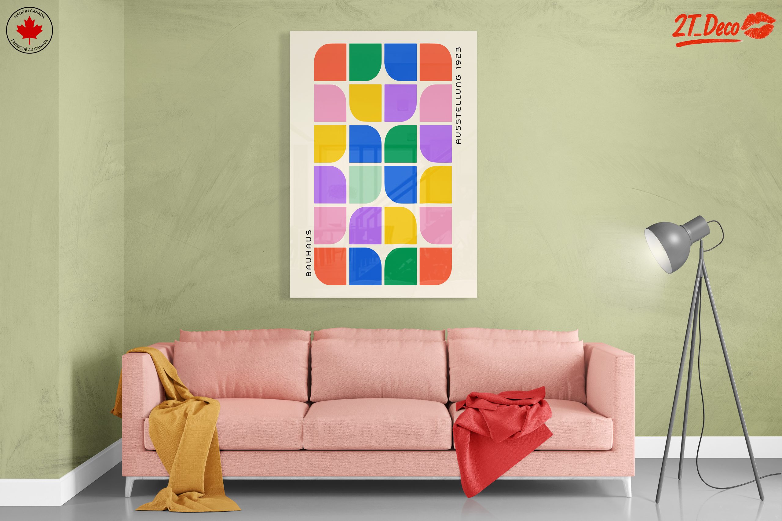 Colorful Bauhaus Art with Geometric Shapes - Image 7