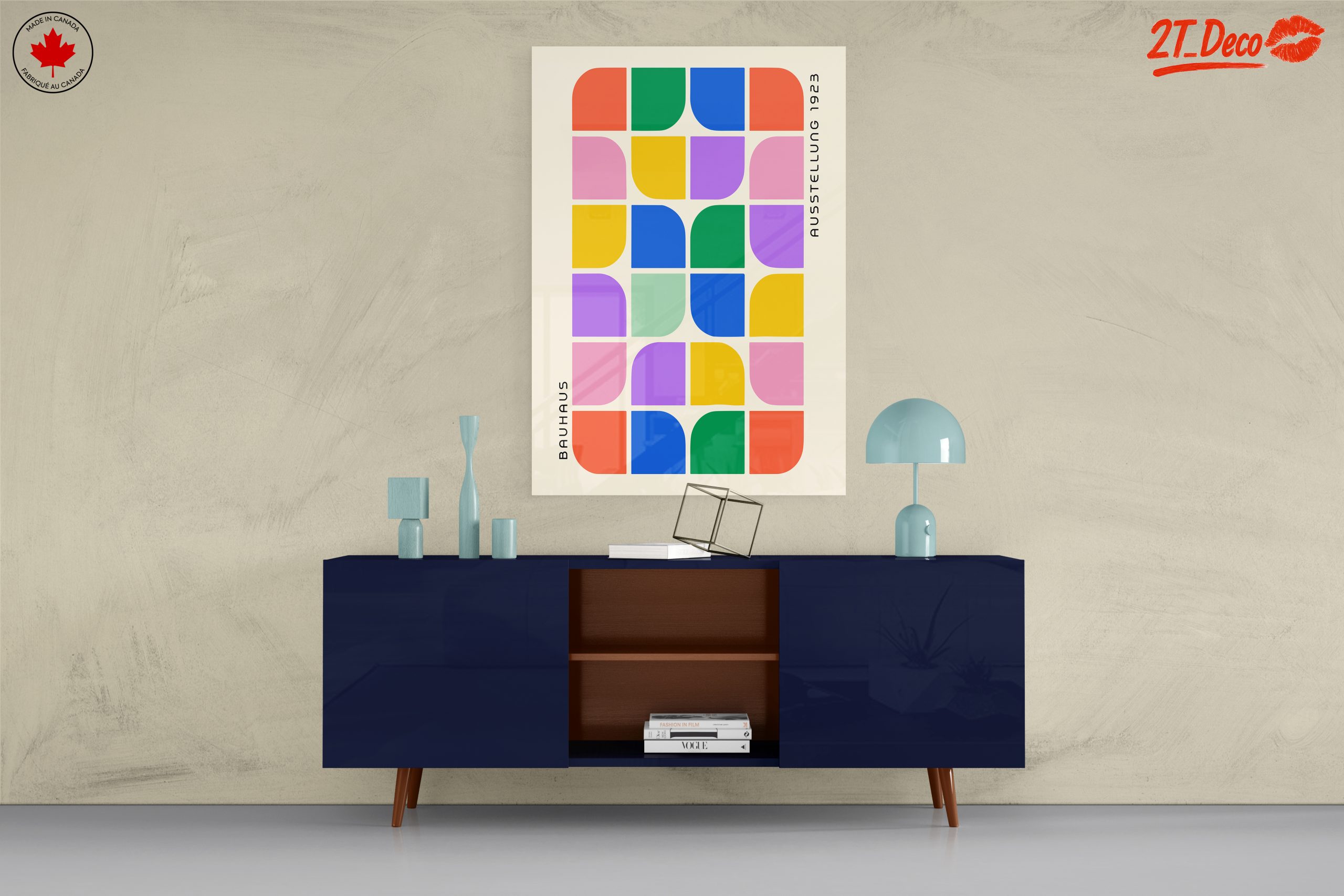 Colorful Bauhaus Art with Geometric Shapes - Image 8