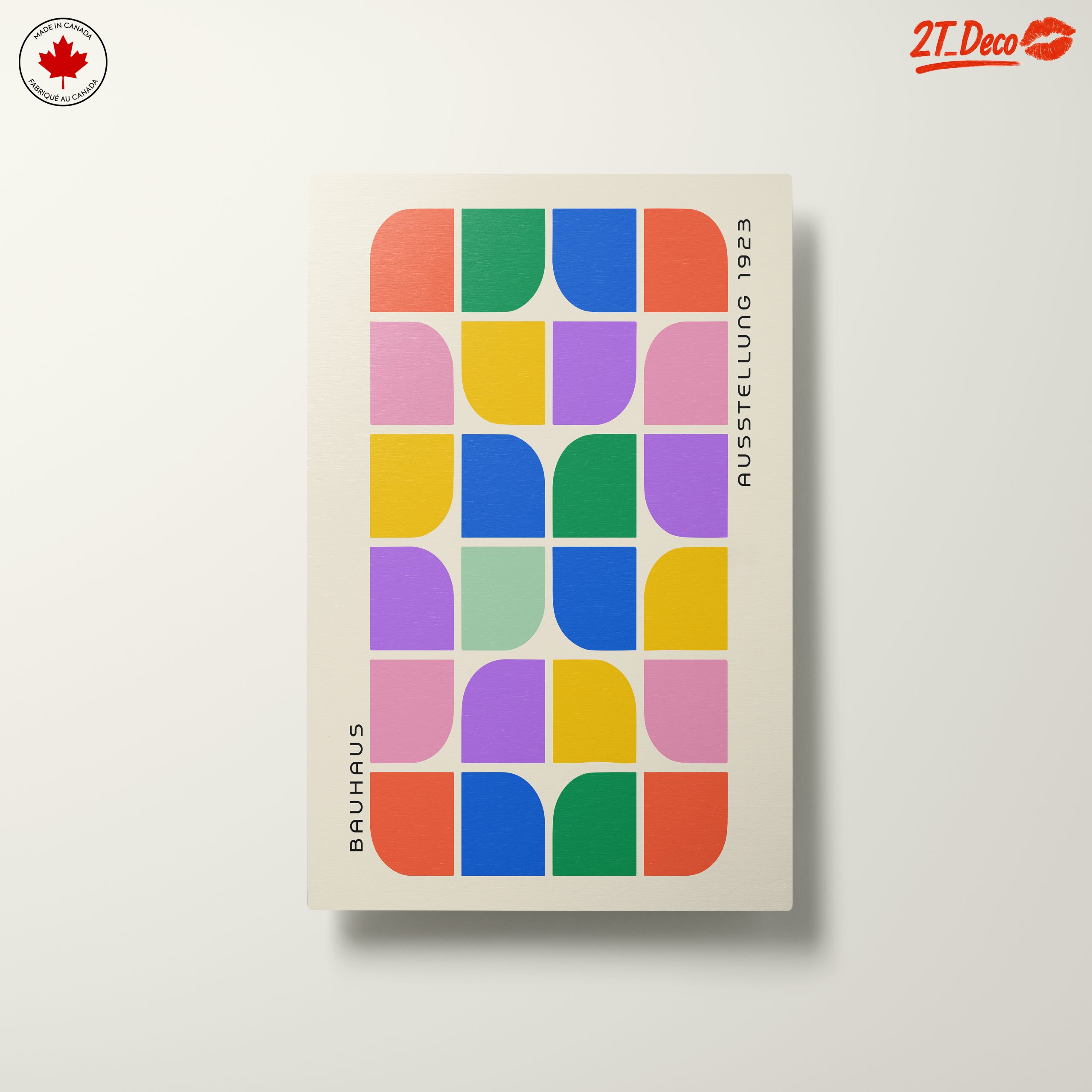 Colorful Bauhaus Art with Geometric Shapes - Image 10