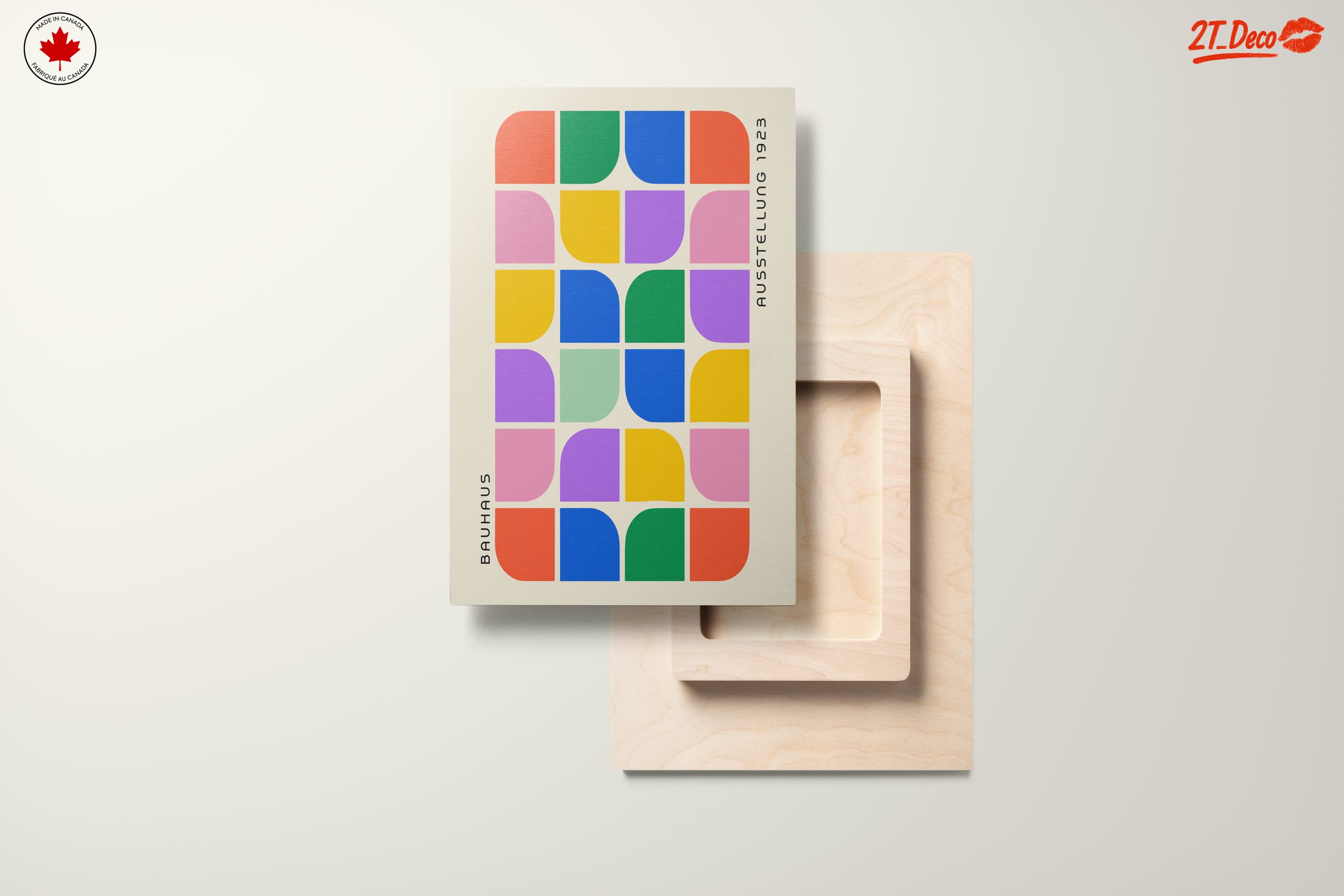 Colorful Bauhaus Art with Geometric Shapes - Image 11