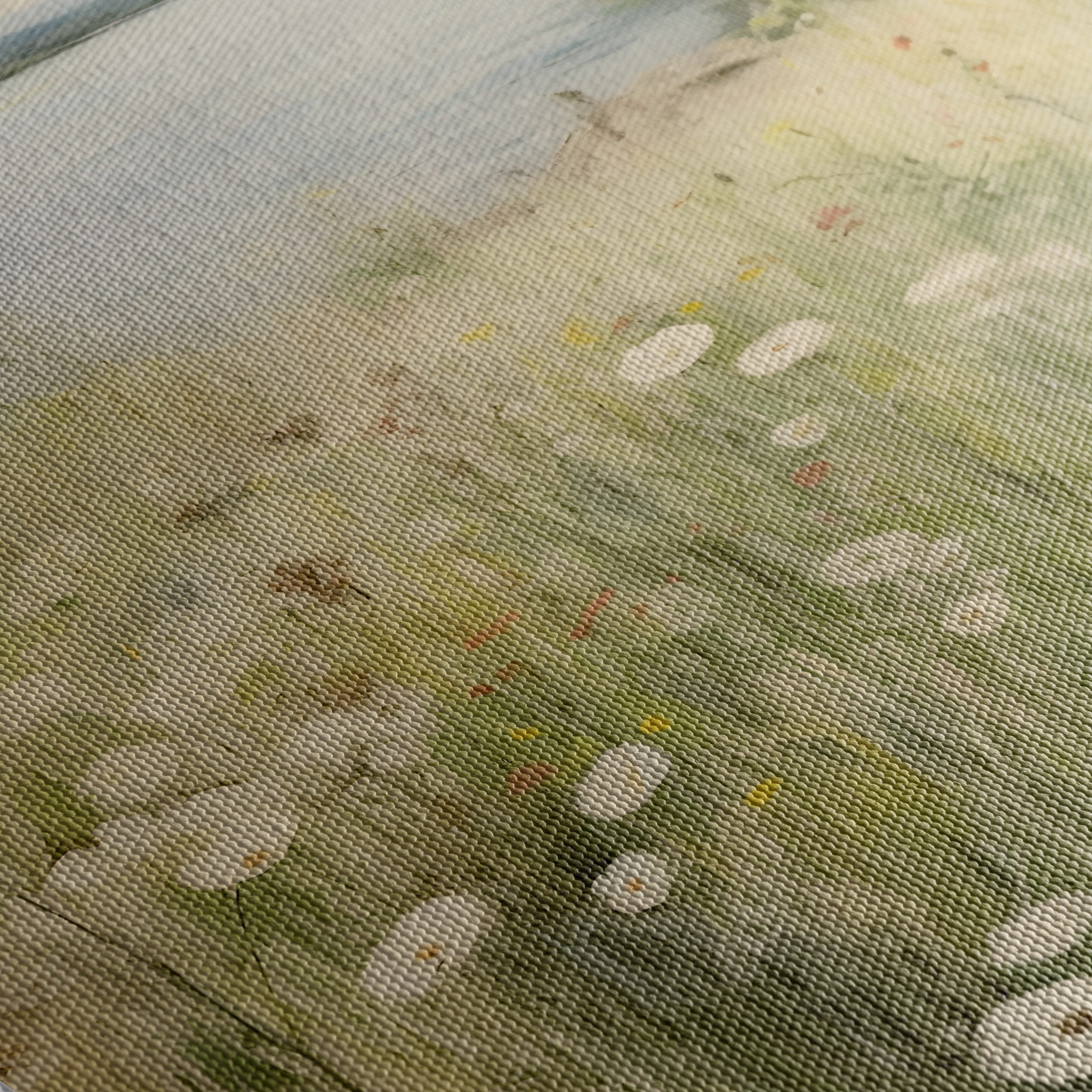 Serene Wildflower Landscape by the Water - Image 5