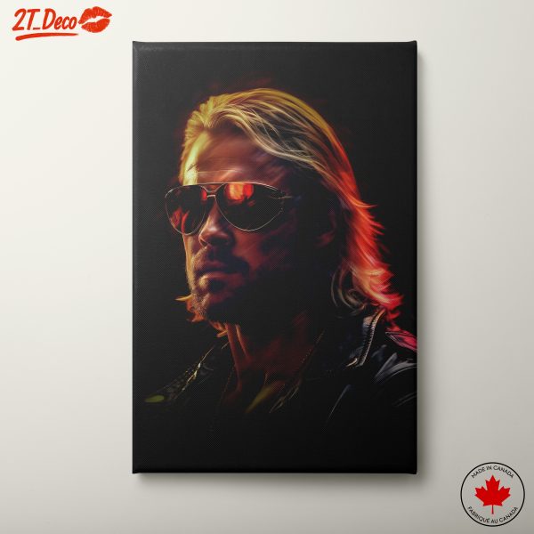 Striking Bold Figure Portrait Art