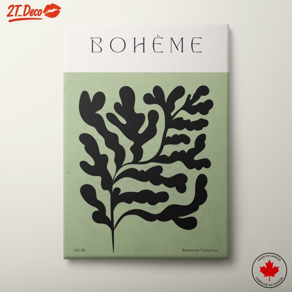 Stylized Bohemian Plant Art
