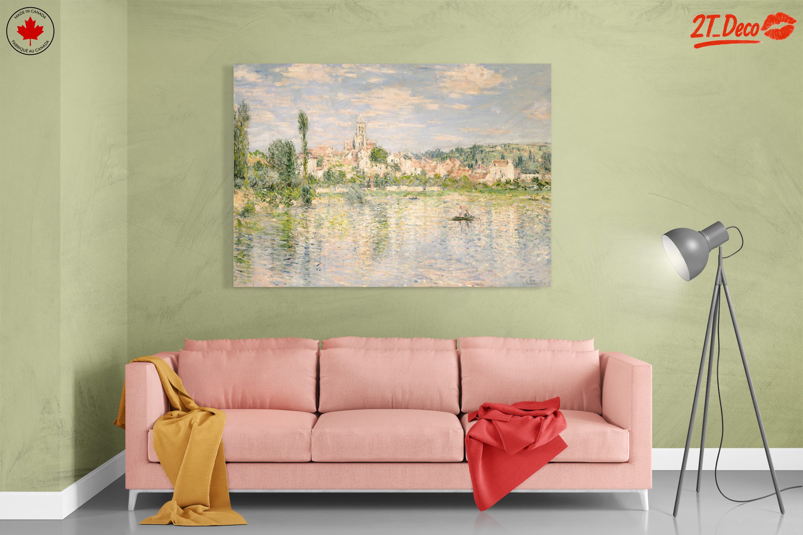 Serene Abstract Landscape with Water Reflection - Image 7