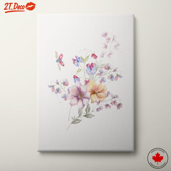 Delicate Watercolor Floral Artwork