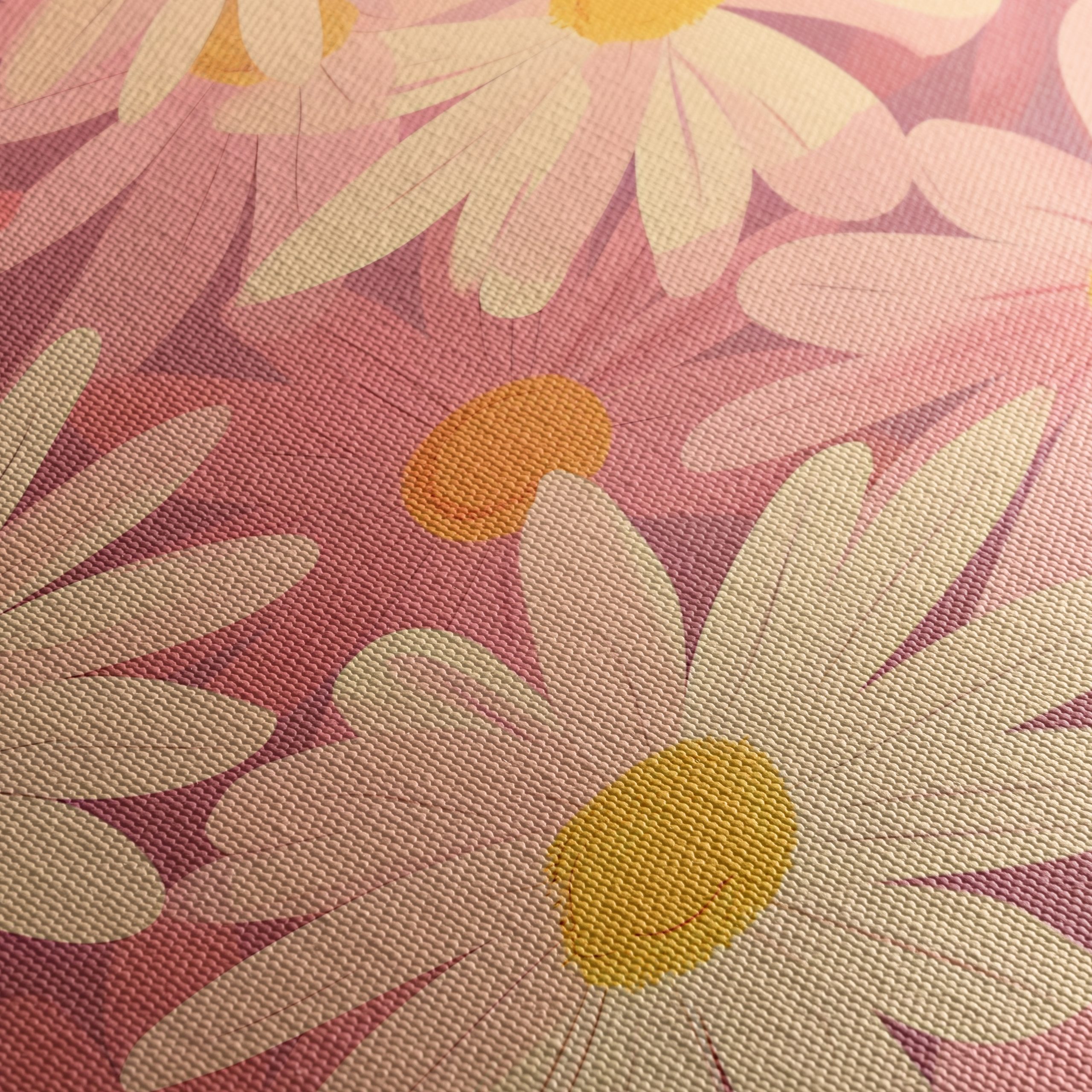 Vibrant Floral Art with Daisies - Image 5