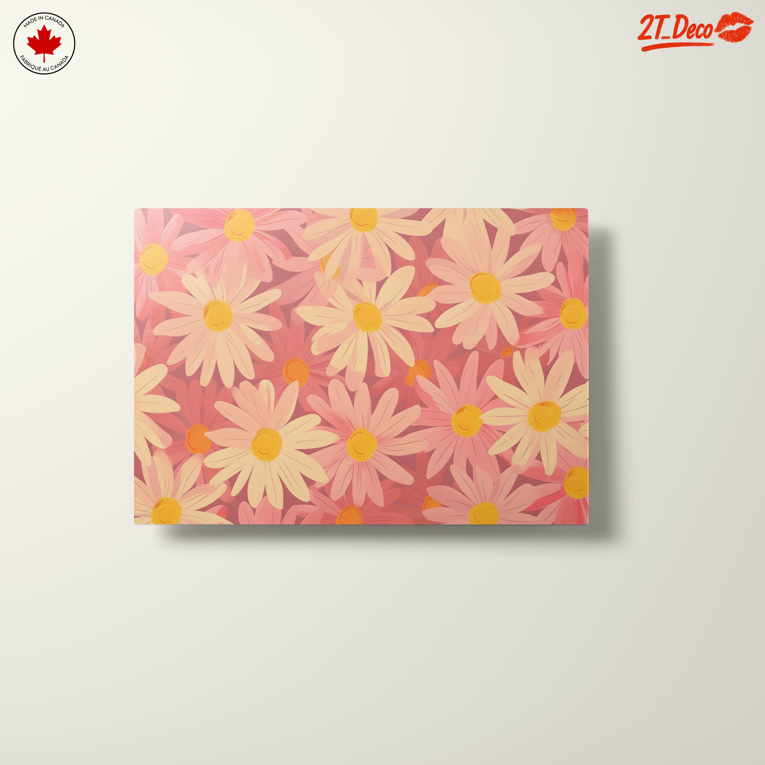 Vibrant Floral Art with Daisies - Image 10