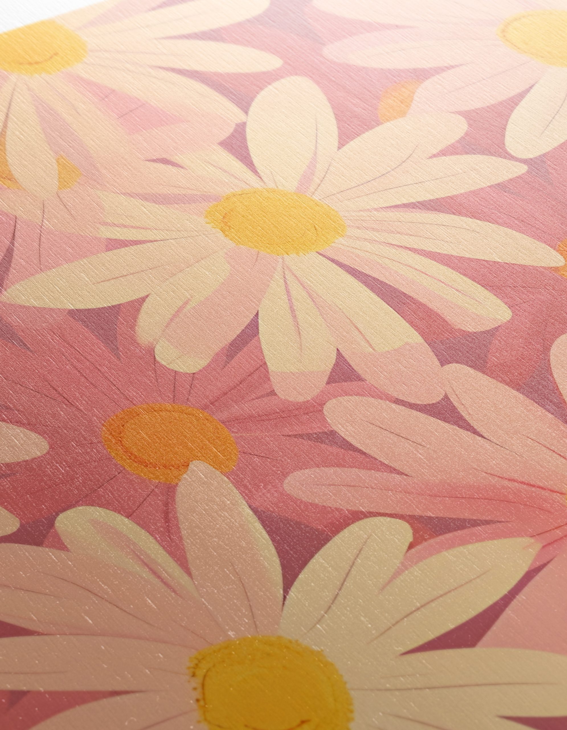 Vibrant Floral Art with Daisies - Image 12