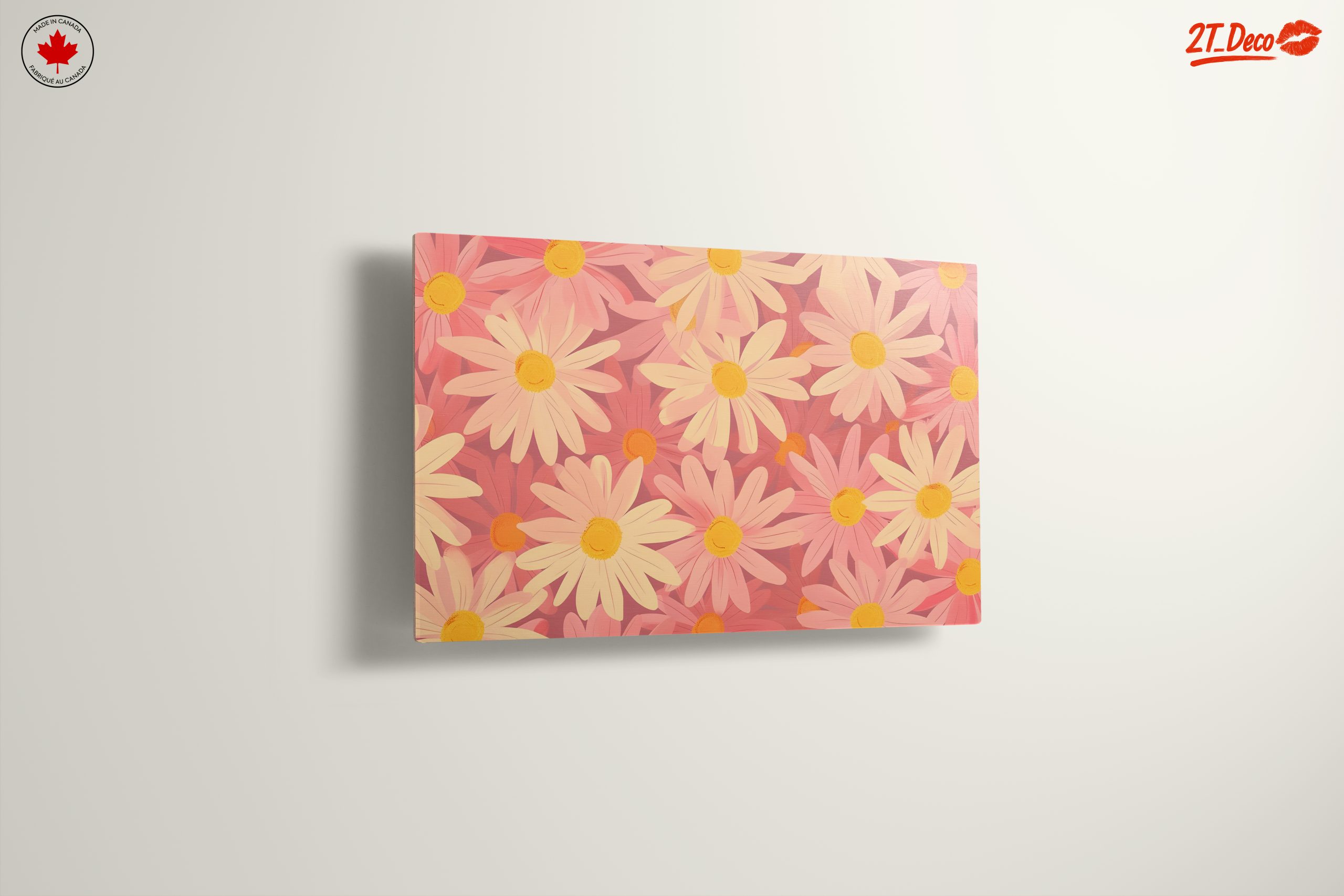 Vibrant Floral Art with Daisies - Image 13
