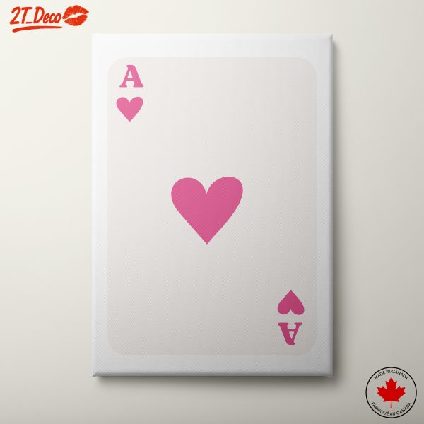 Ace of Hearts Playing Card Art 23