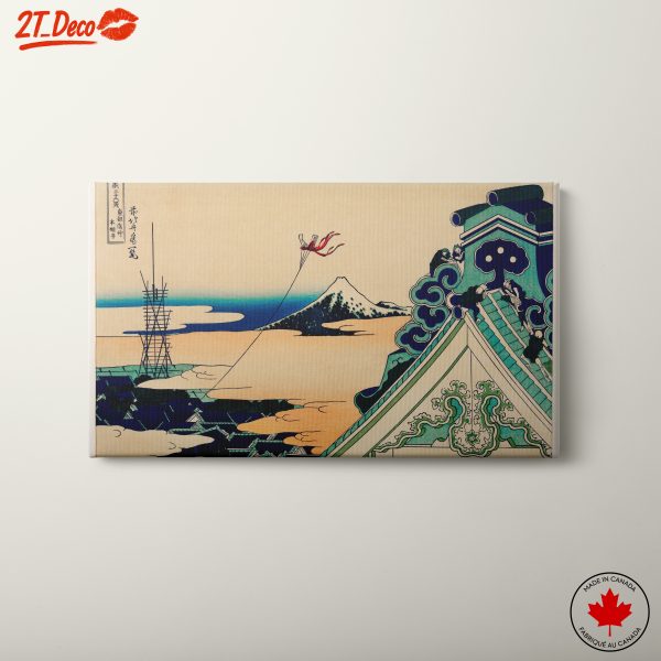 Traditional Japanese Art Featuring Mount Fuji