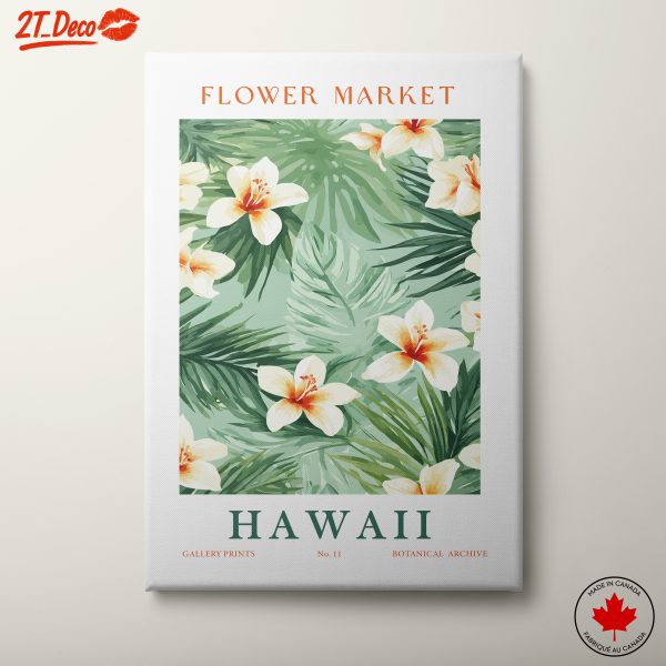 Hawaii Flower Market Wall Art