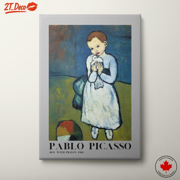 Boy With Pigeon by Pablo Picasso