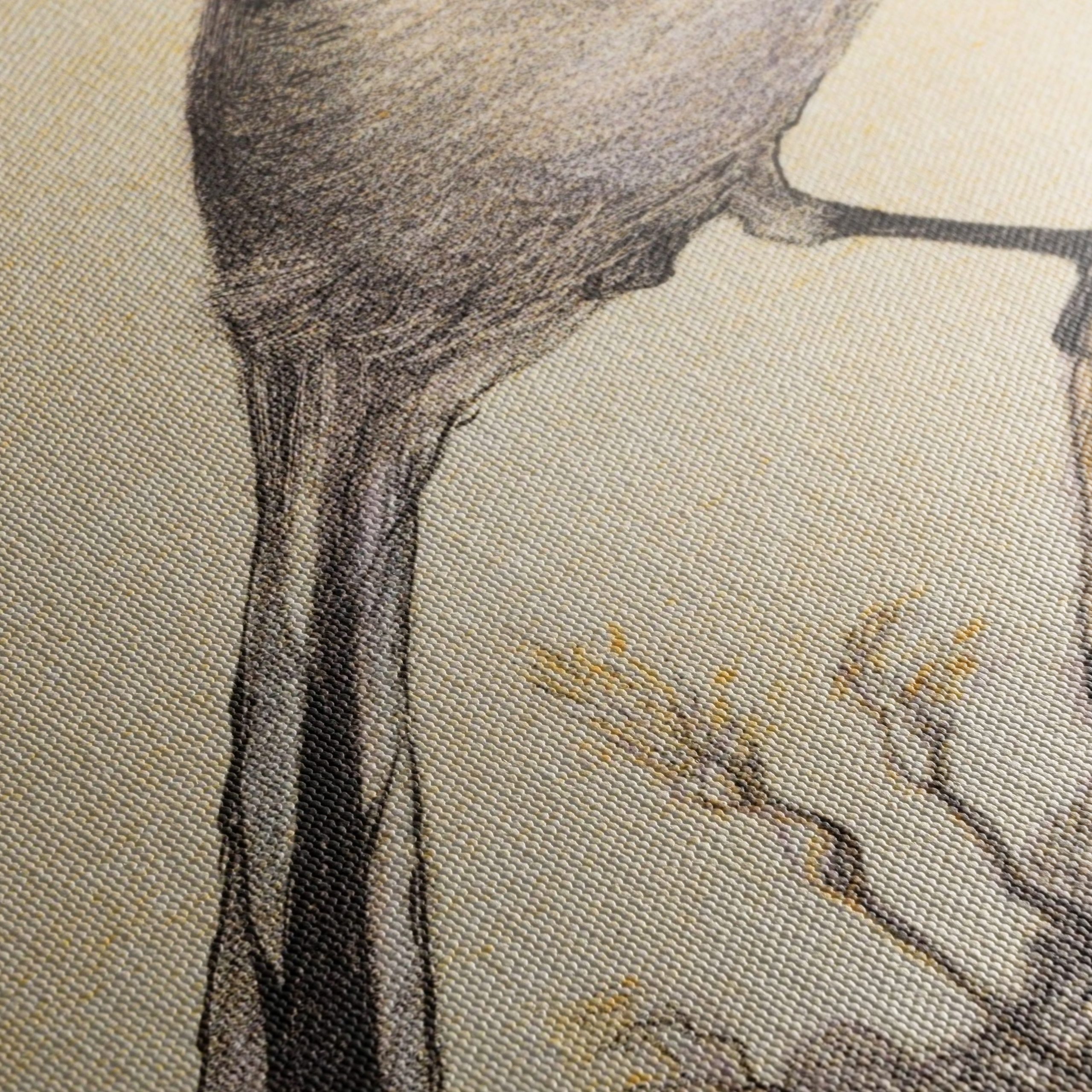 Charming Bird Illustration on Wood - Image 5
