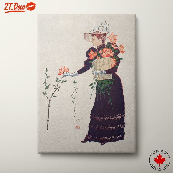 Elegant Floral Fashion Artwork