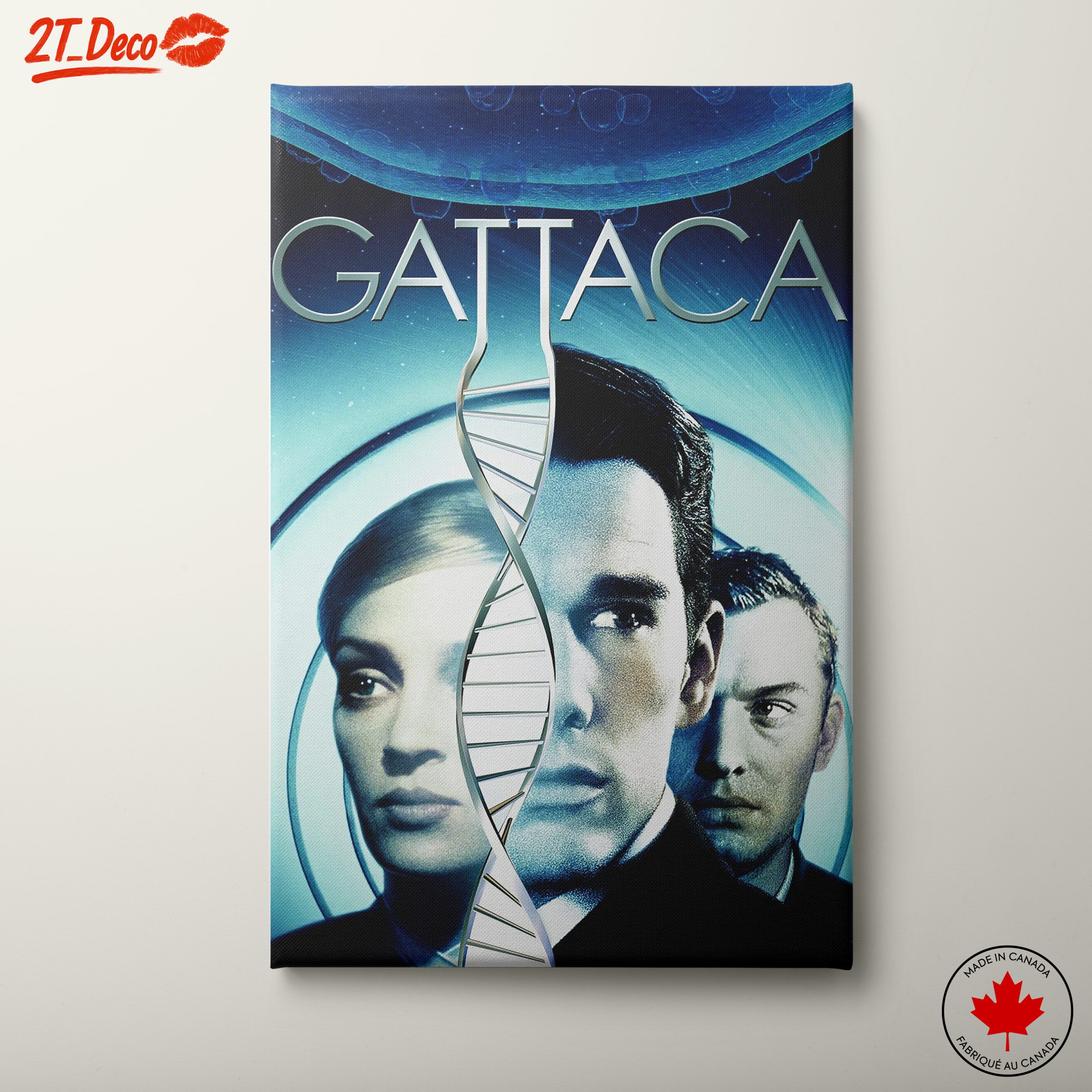 Gattaca Themed Sci-Fi Space Artwork