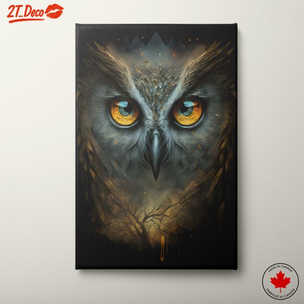 Majestic Owl Close-Up Art