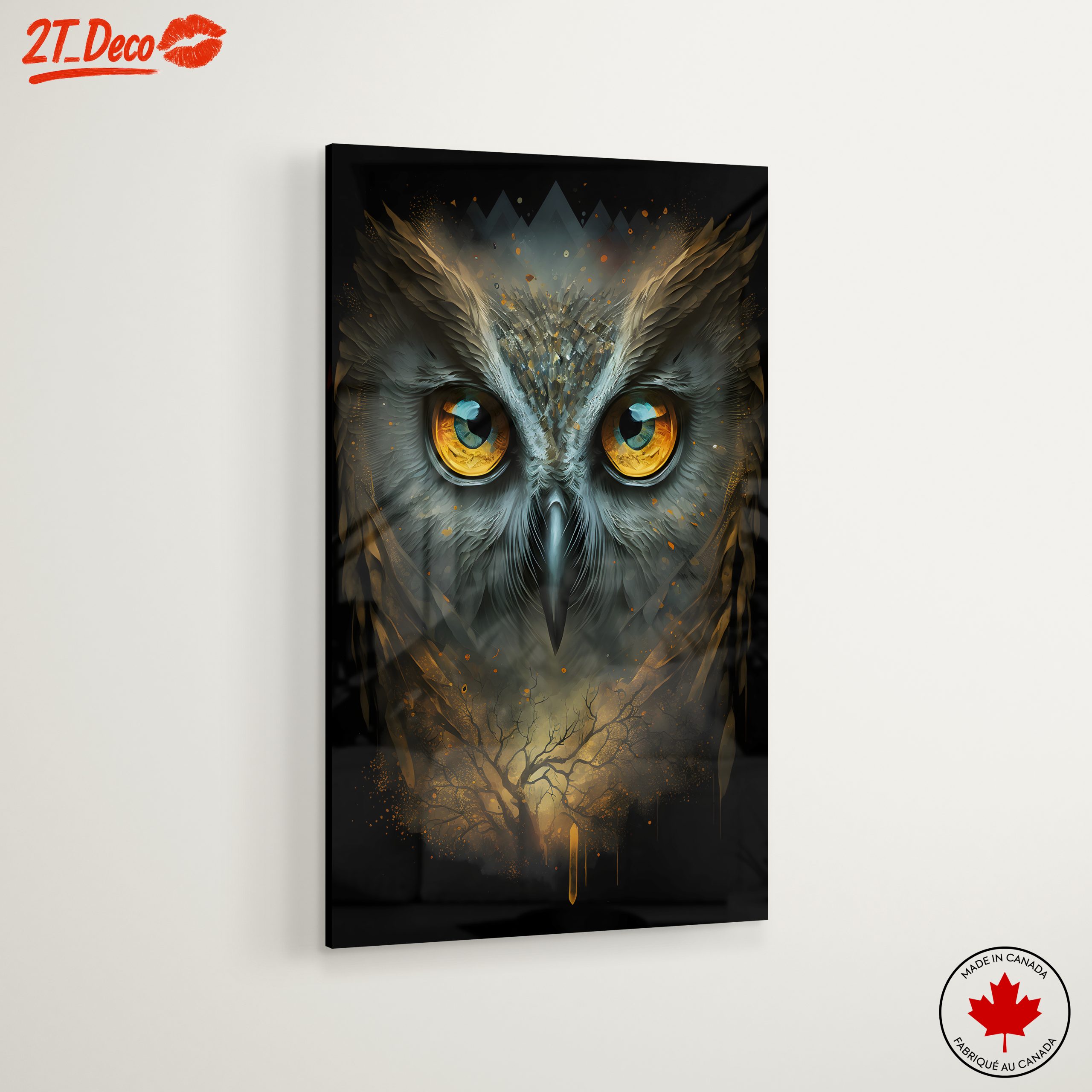Majestic Owl Close-Up Art - Image 6