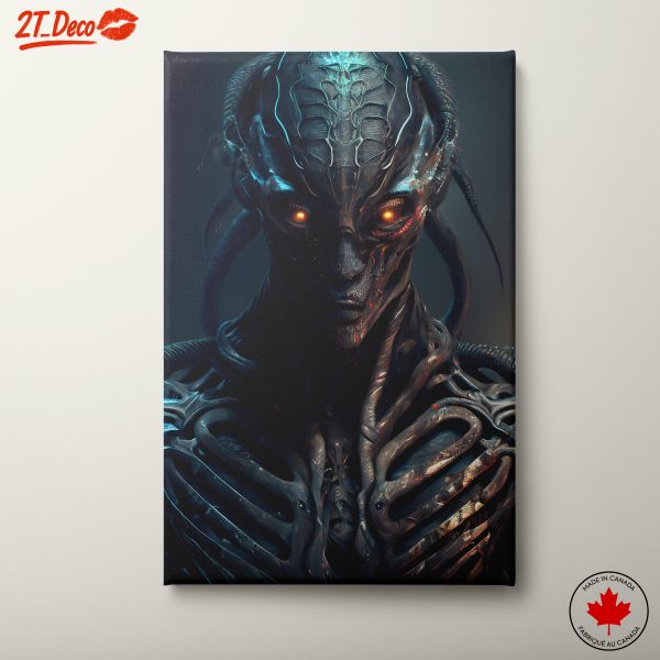 Dramatic Futuristic Fantasy Character Art
