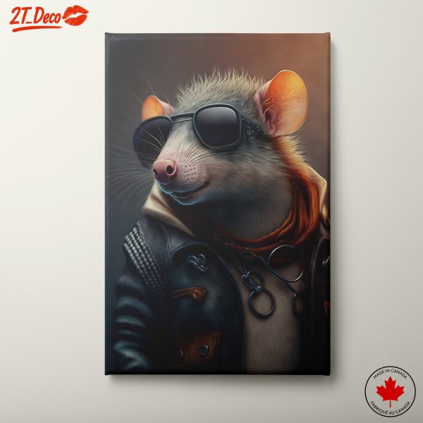 Stylish Rat in Sunglasses