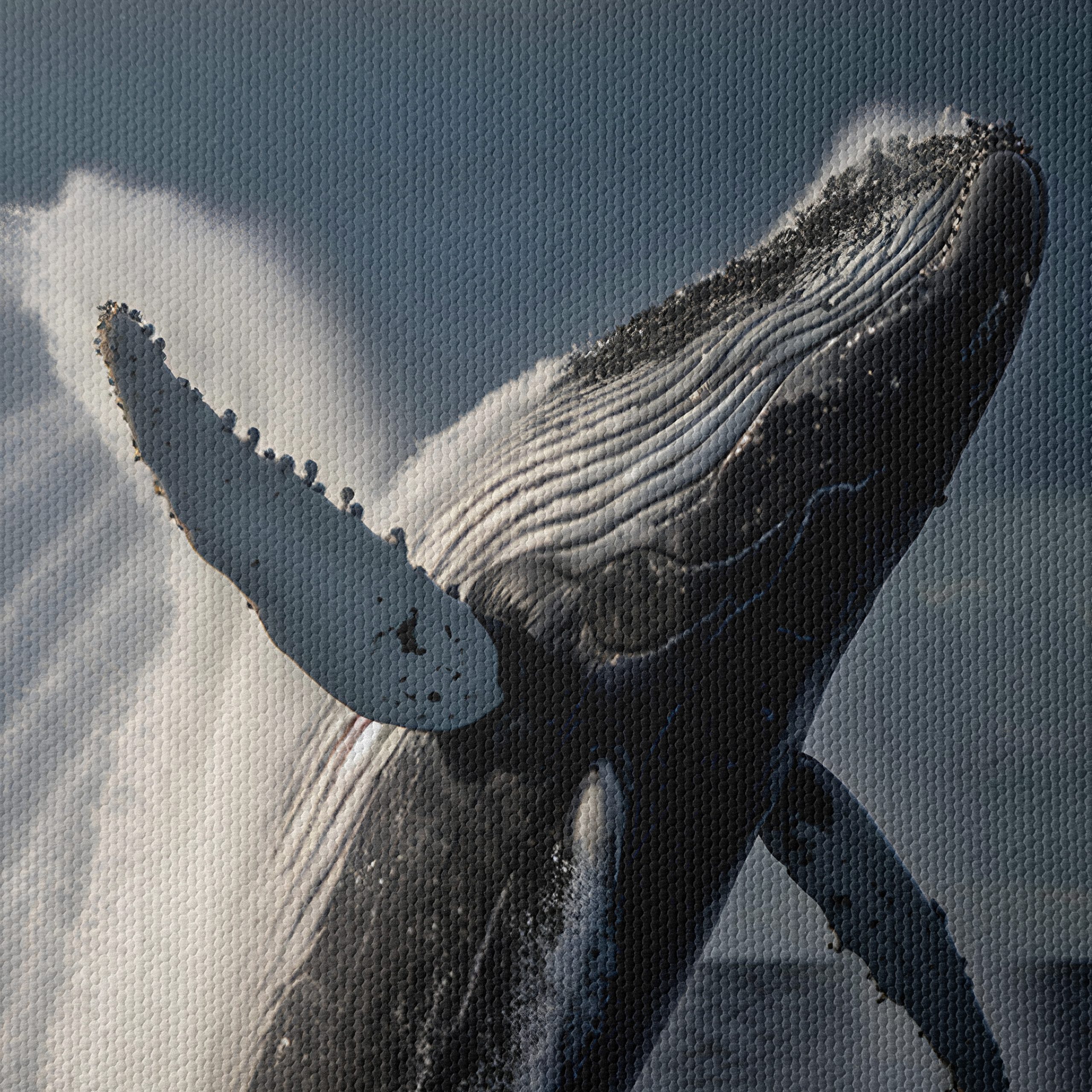 Powerful Whale Breaching in Dramatic Seascape - Image 4