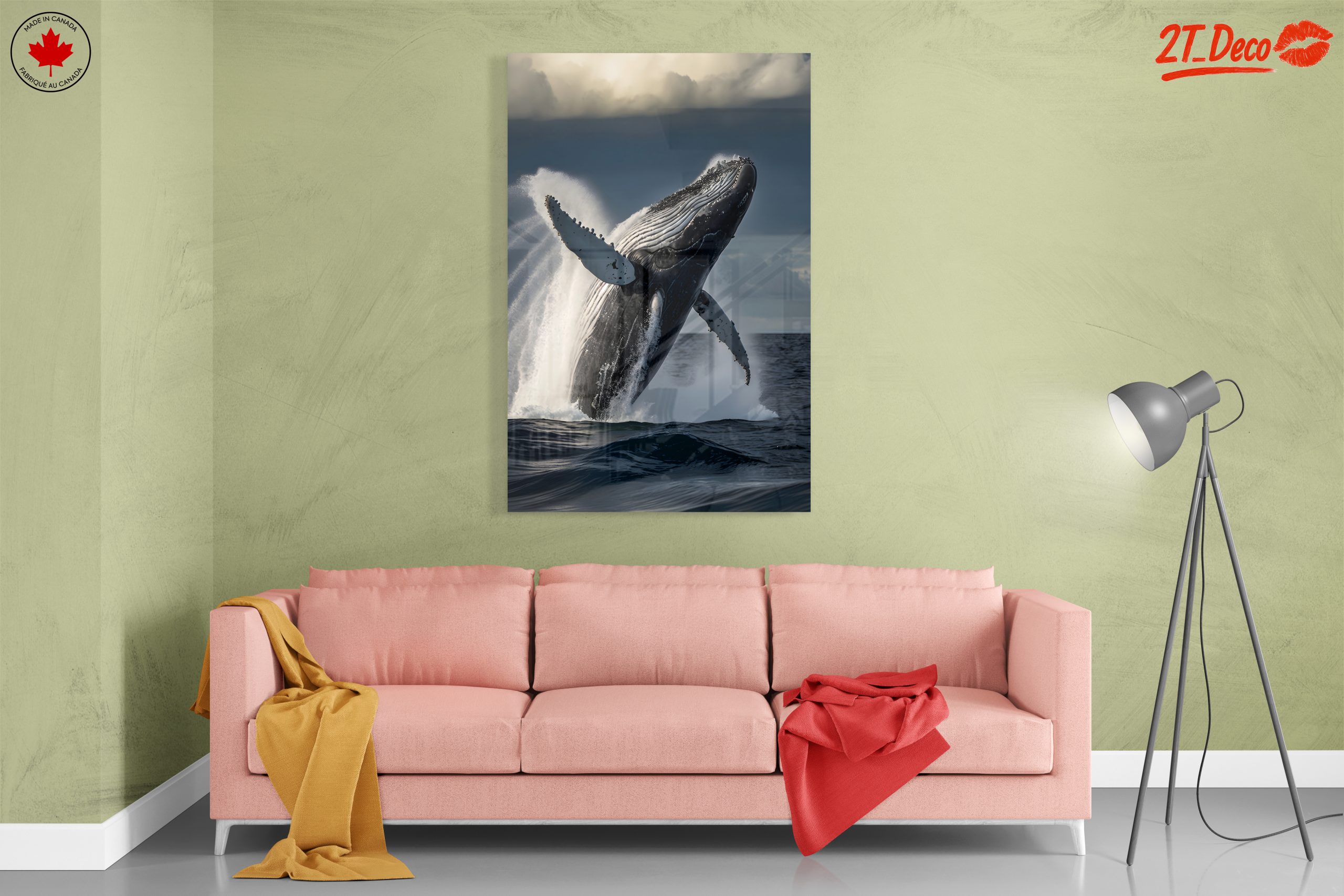 Powerful Whale Breaching in Dramatic Seascape - Image 7