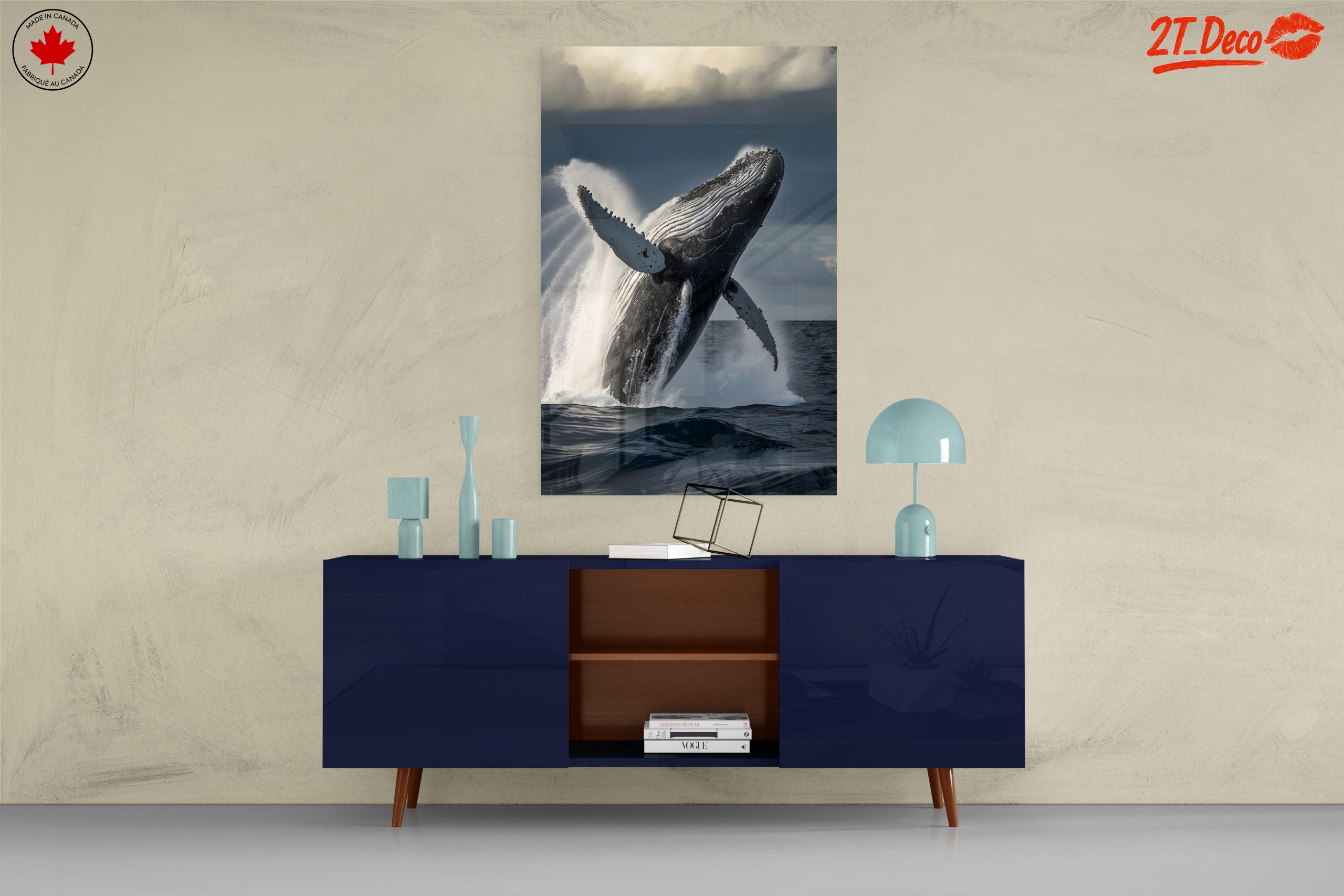 Powerful Whale Breaching in Dramatic Seascape - Image 8